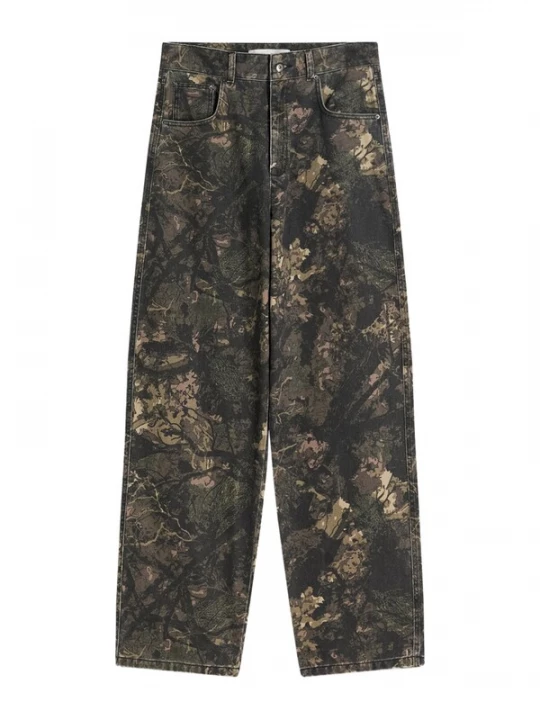 Foto van product Bershka Broek bruin / mokka / kaki / olijfgroen