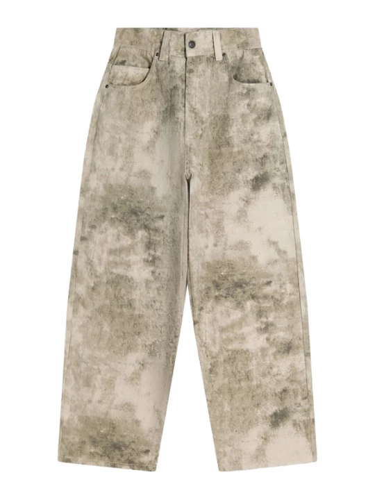 Foto van product Bershka Broek groen / lichtgroen
