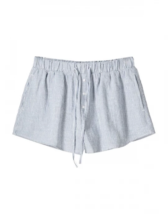 Foto van product Bershka Broek navy / wit