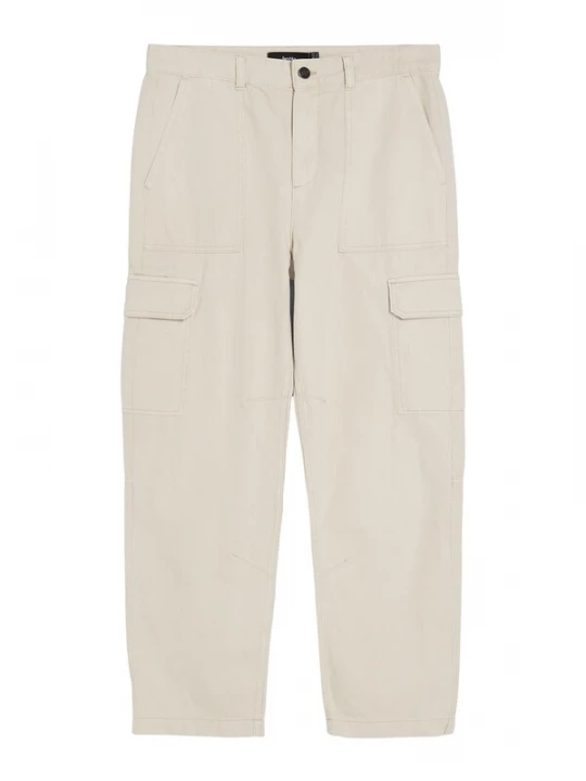 Foto van product Bershka Cargobroek ecru