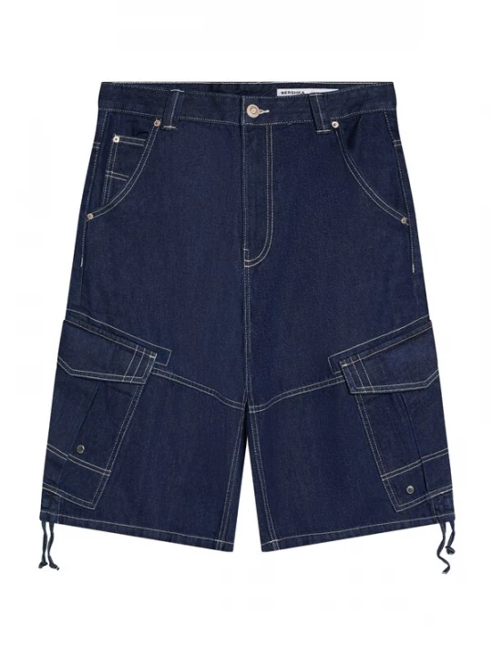 Foto van product Bershka Cargojeans navy