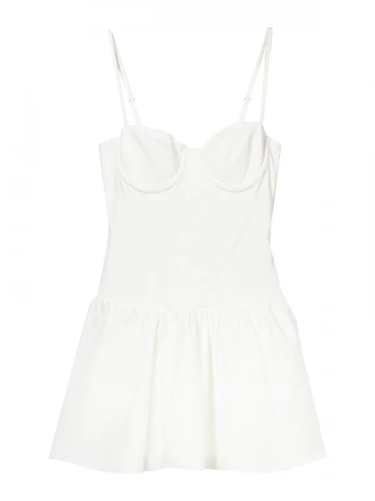 Foto van product Bershka Cocktailjurk wit