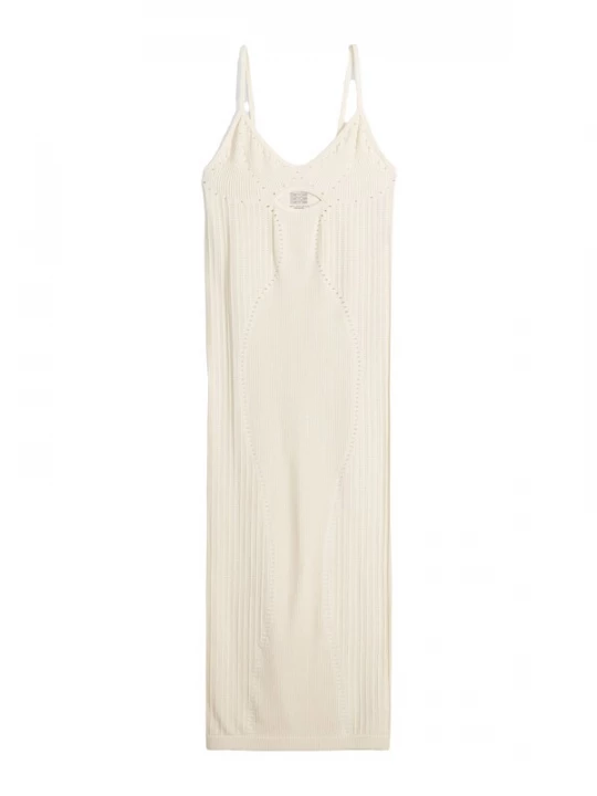 Foto van product Bershka Gebreide jurk ecru