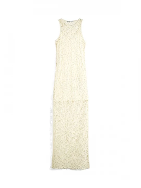 Foto van product Bershka Gebreide jurk ecru