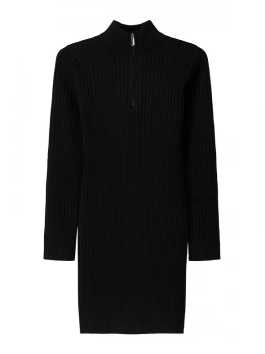 Foto van product Bershka Gebreide jurk zwart