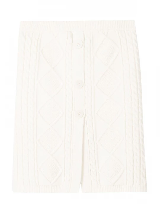 Foto van product Bershka Gebreide top wit