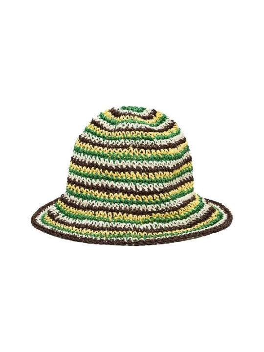 Foto van product Bershka Hoed bruin / geel / groen / wit