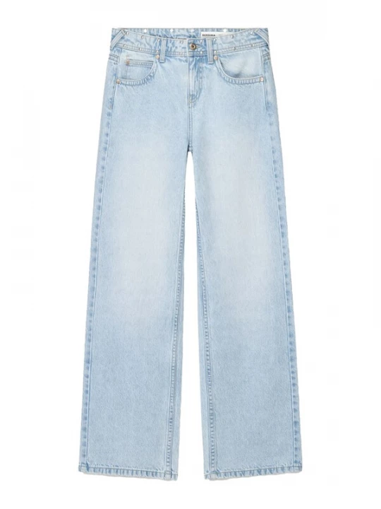 Foto van product Bershka Jeans lichtblauw / rood