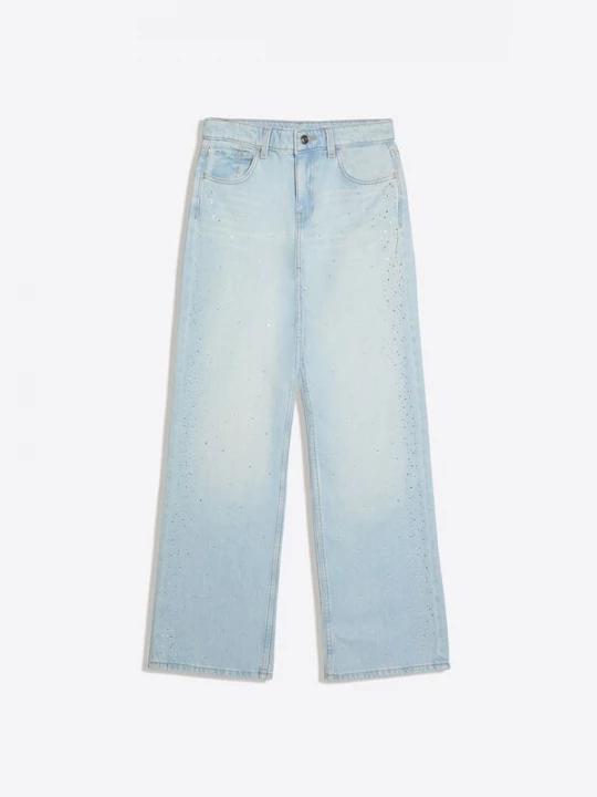 Foto van product Bershka Jeans lichtblauw / zilver