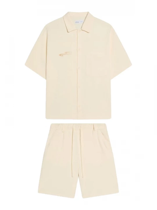 Foto van product Bershka Joggingpak beige / natuurwit