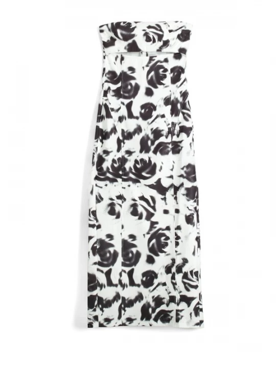 Foto van product Bershka Jurk antraciet / zwart / natuurwit