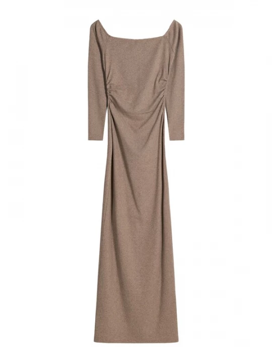 Foto van product Bershka Jurk beige gemêleerd