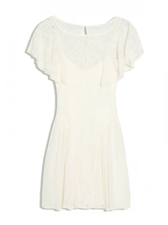 Foto van product Bershka Jurk crème
