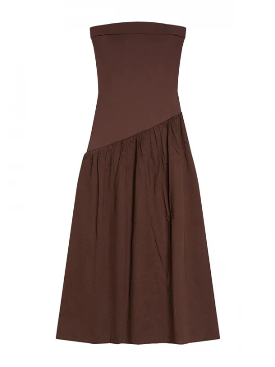 Foto van product Bershka Jurk donkerbruin