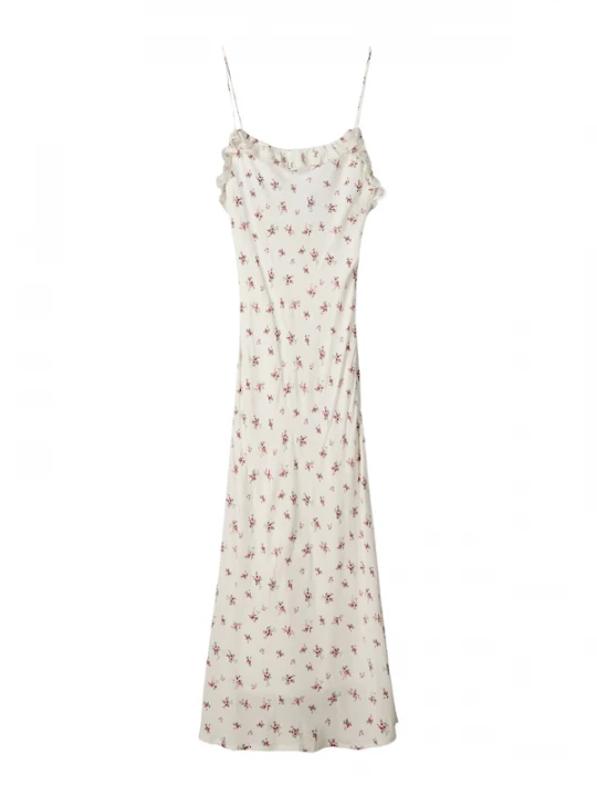 Foto van product Bershka Jurk donkergroen / pink / donkerroze / wit