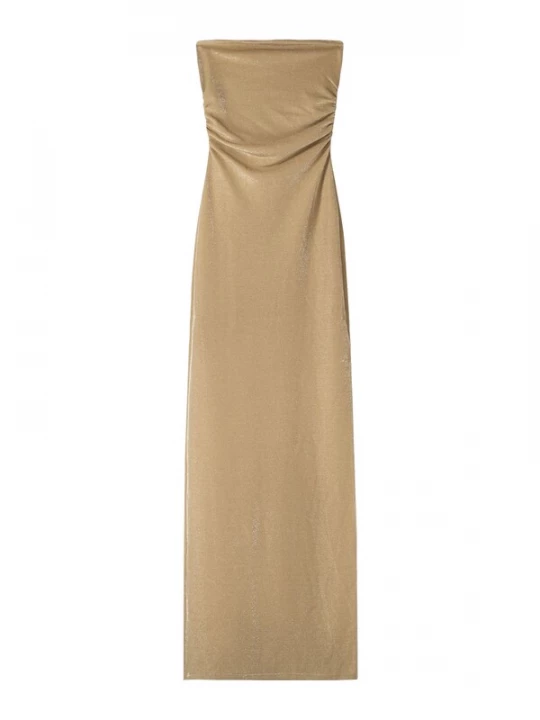 Foto van product Bershka Jurk goud