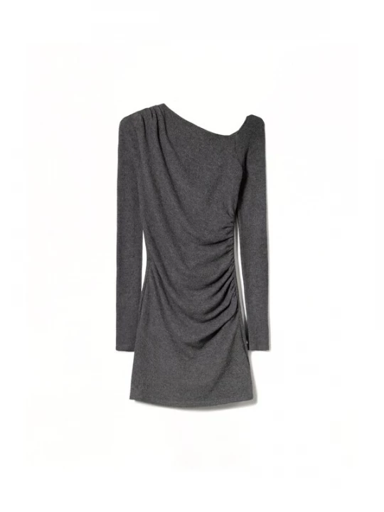 Foto van product Bershka Jurk grijs gemêleerd