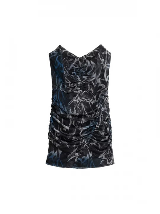 Foto van product Bershka Jurk grijs / zwart