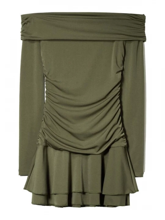 Foto van product Bershka Jurk kaki
