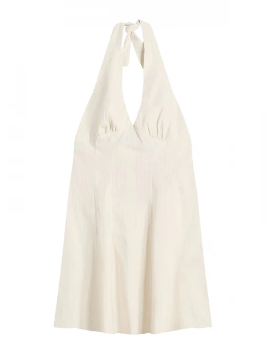 Foto van product Bershka Jurk lichtbeige