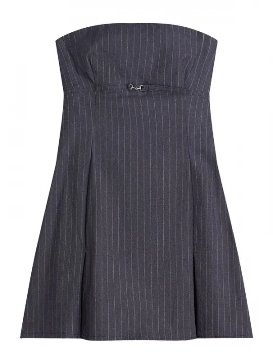 Foto van product Bershka Jurk marine / wit