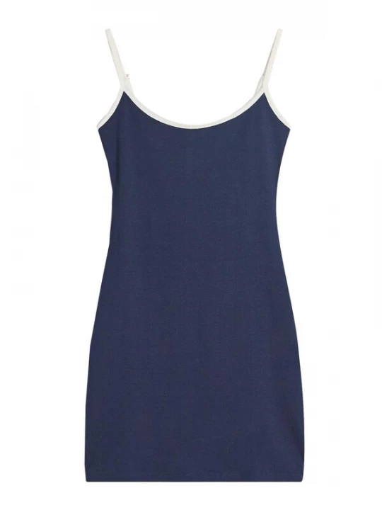 Foto van product Bershka Jurk navy / wit