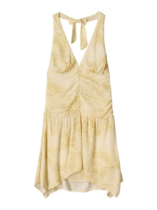 Foto van product Bershka Jurk sand / olijfgroen