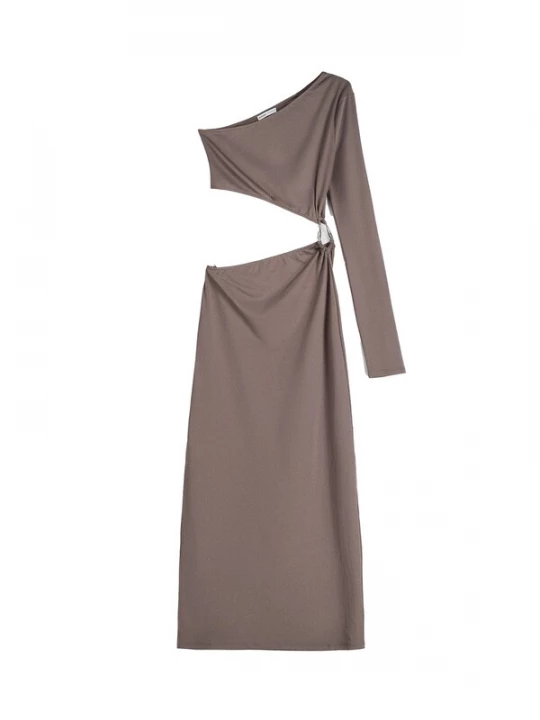 Foto van product Bershka Jurk taupe