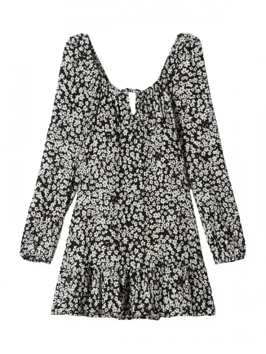 Foto van product Bershka Jurk zwart / wit