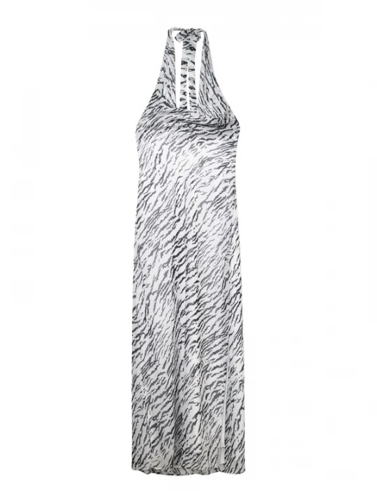Foto van product Bershka Jurk zwart / wit