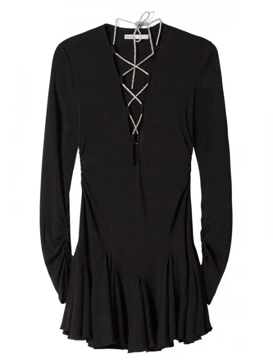 Foto van product Bershka Jurk zwart / zilver