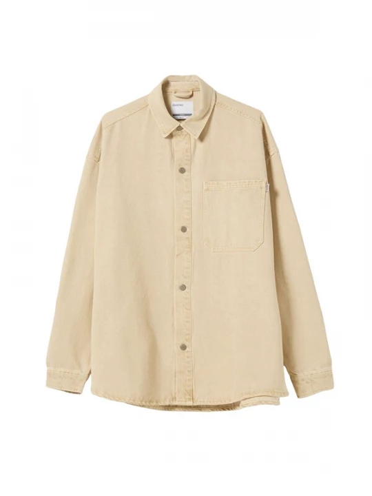 Foto van product Bershka Overhemd beige