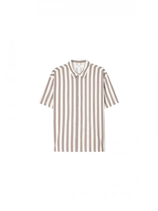 Foto van product Bershka Overhemd camel / wit