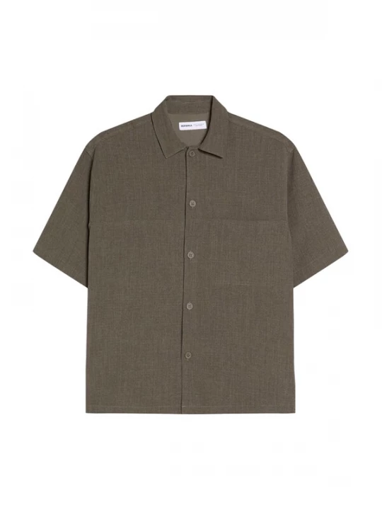 Foto van product Bershka Overhemd groen