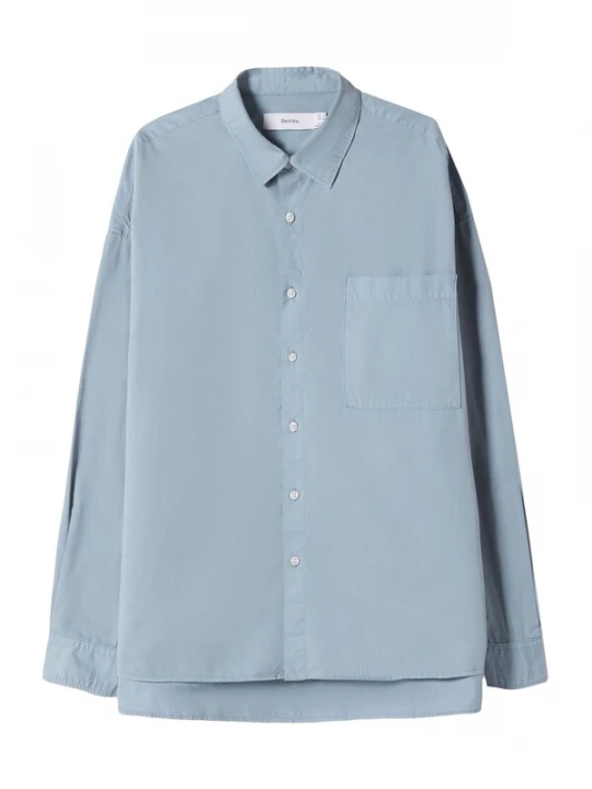Foto van product Bershka Overhemd lichtblauw