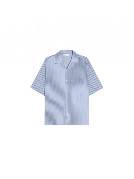 Foto van product Bershka Overhemd lichtblauw / lichtbruin