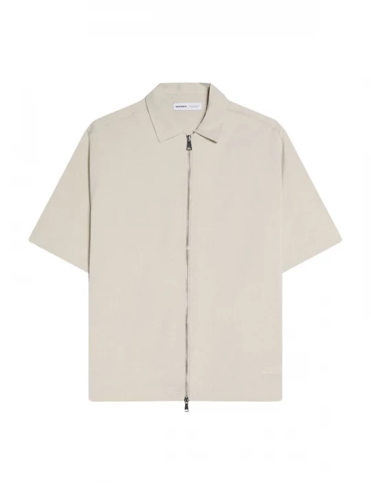 Foto van product Bershka Overhemd lichtgrijs