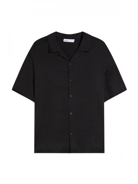Foto van product Bershka Overhemd zwart