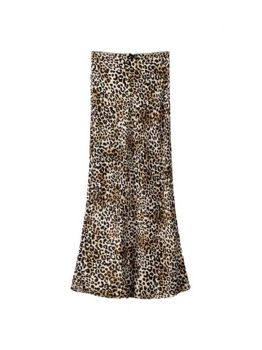 Foto van product Bershka Rok beige / donkerbruin / zwart