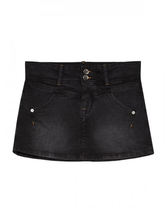 Foto van product Bershka Rok black denim