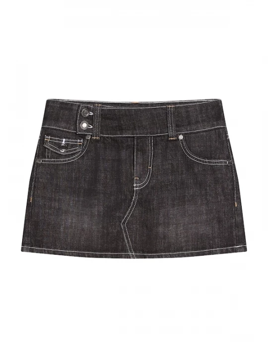 Foto van product Bershka Rok black denim