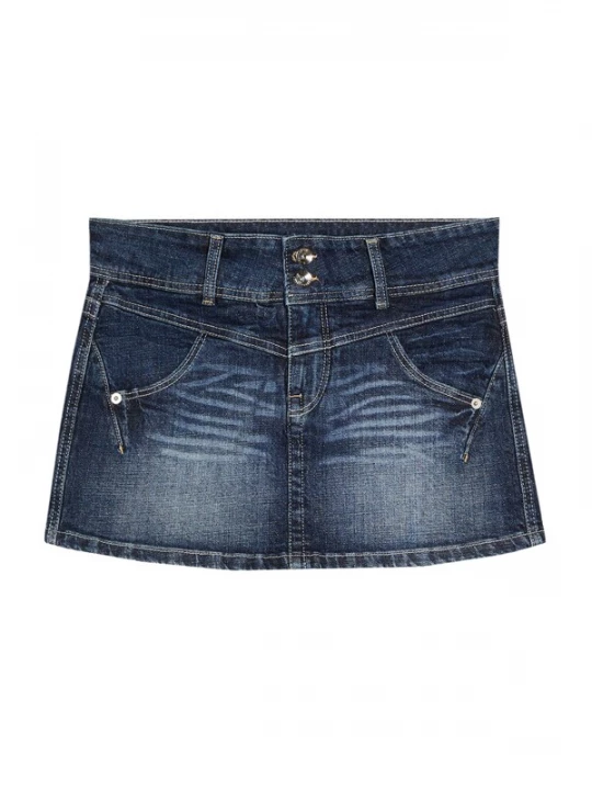 Foto van product Bershka Rok blauw