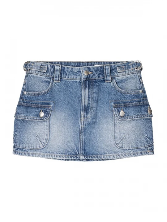 Foto van product Bershka Rok blauw denim