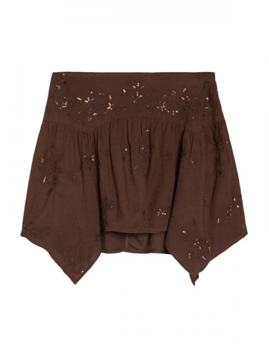 Foto van product Bershka Rok bruin