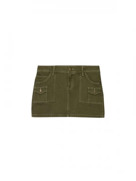Foto van product Bershka Rok donkergroen