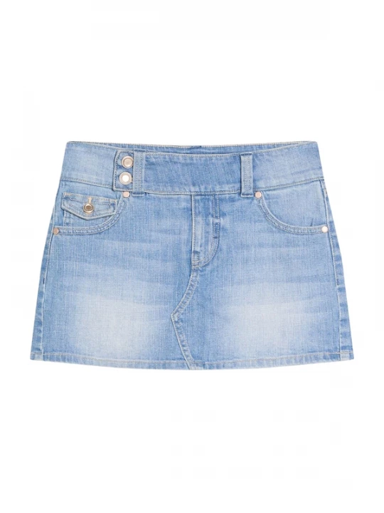Foto van product Bershka Rok lichtblauw