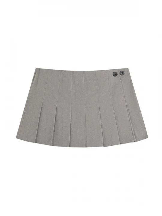 Foto van product Bershka Rok lichtgrijs