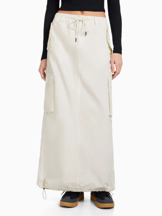 Foto van product Bershka Rok offwhite