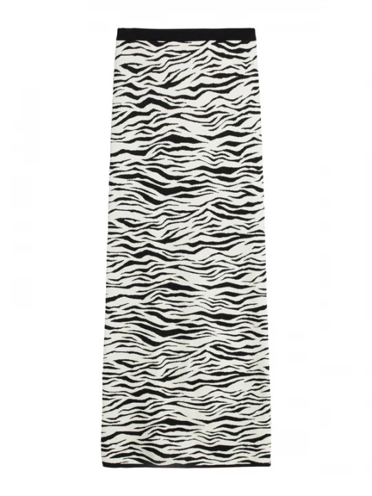 Foto van product Bershka Rok zwart / wit