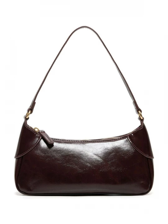 Foto van product Bershka Schoudertas donkerbruin